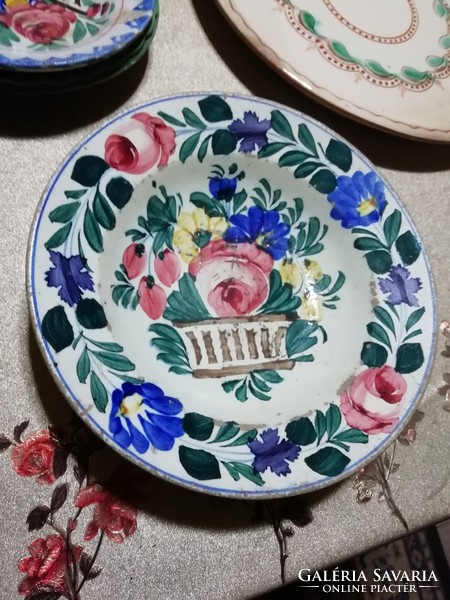 Dávid csillagos festett Antik tányér 19.gyűjteményből 2.
