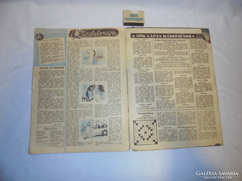 Nők Lapja 1951 január 25 - akár születésnapi ajándéknak - régi újság