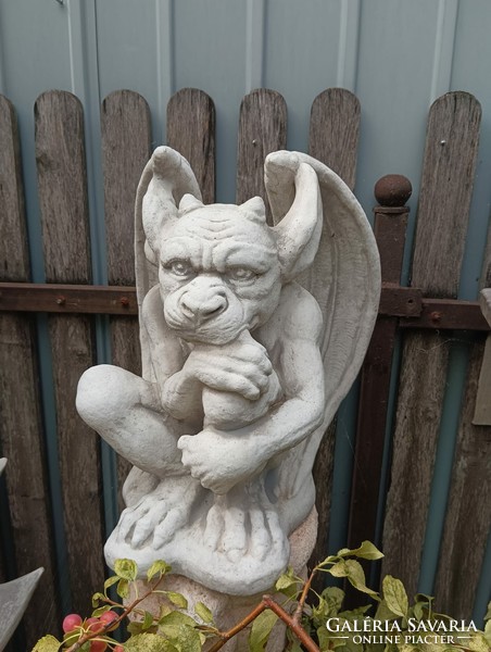 Frostproof stone troll gate guard dragon dog gargoyle artificial stone statue mythological animal