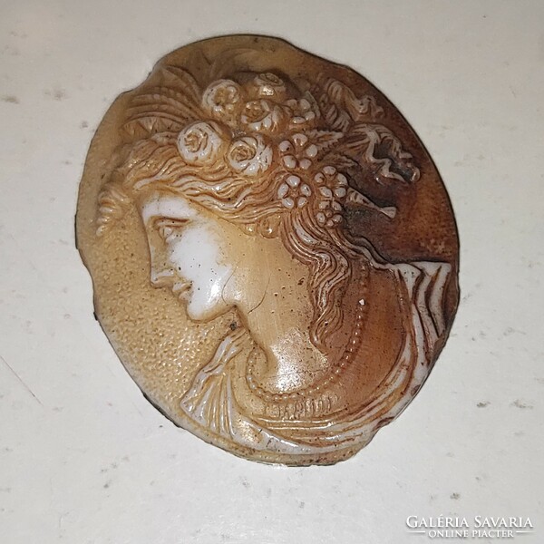 Antique porcelain cameo insert in the condition shown in the picture