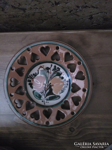 Mezőtúr ceramic plate, wall plate - lajosné szabó