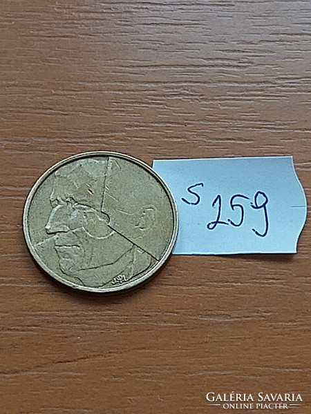 Belgium belgique 5 francs 1986 nickel-bronze, i. King Baudouin s259