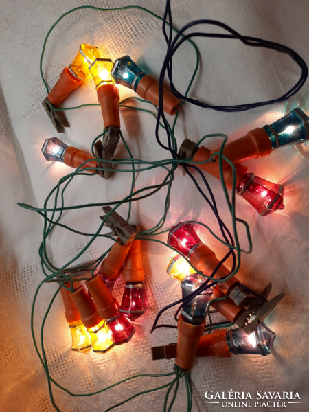 Old Christmas tree light string