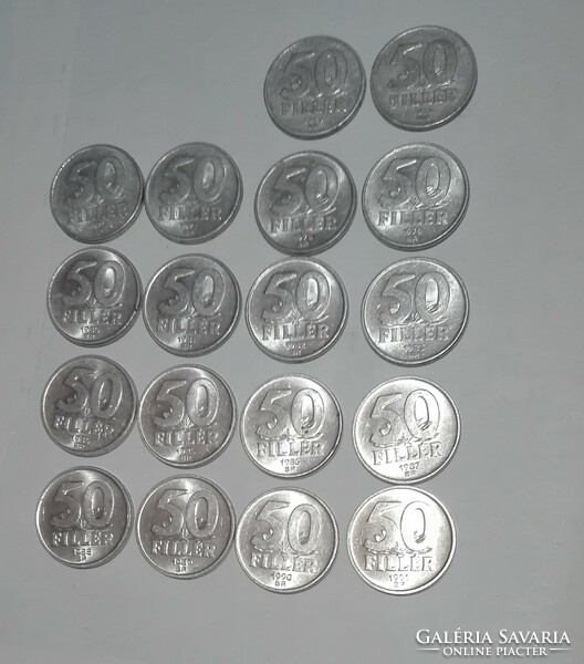 Old coins with year series