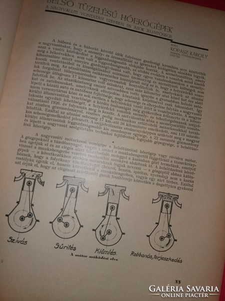 1932 Bakos Jenő :Magyar mozdonyvezetők almanachja ÉLETRAJZ VASÚTTÖRTÉNET Tolnai - nyomda