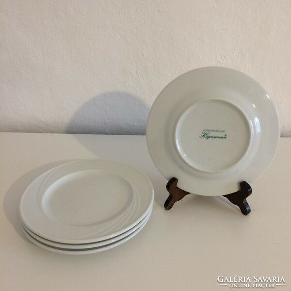 6 db Högermann fehér porcelán tányér - Hotel porcelán szett