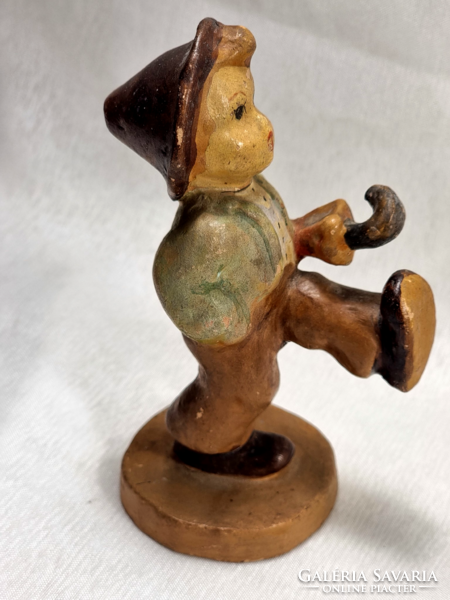 Painted ceramic figure / not a Hummel figure, but a reproduction, second half of xx.Szd.