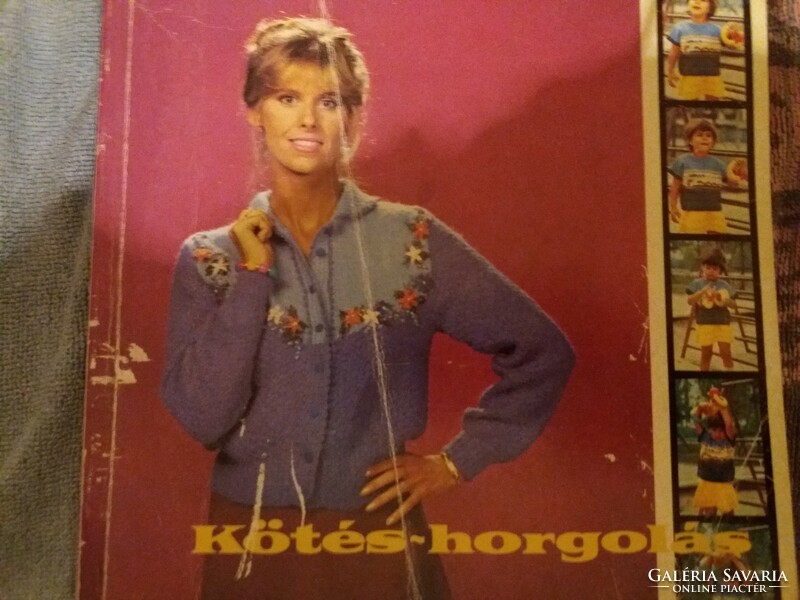 1985. Margit Kovács: knitting-crochet 1985 according to pictures by Kossuth book publisher