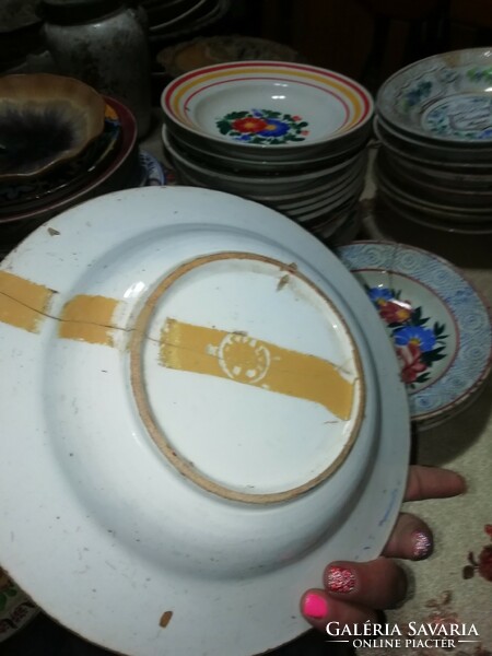 Antik fali tányér gyűjteményből Bélapátfalva Anna repedés van rajta 52