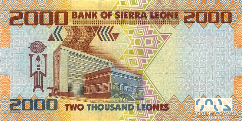 Sierra Leone 2000 leones 2021 UNC