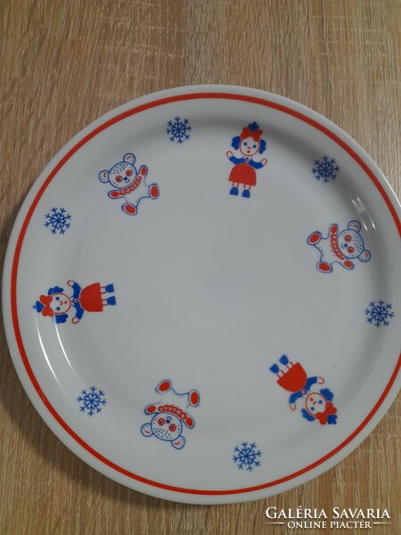Zsolnay children's pattern flat plate
