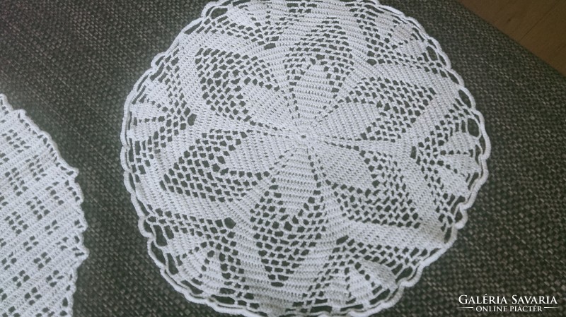 New, hand crocheted / decorative tablecloths