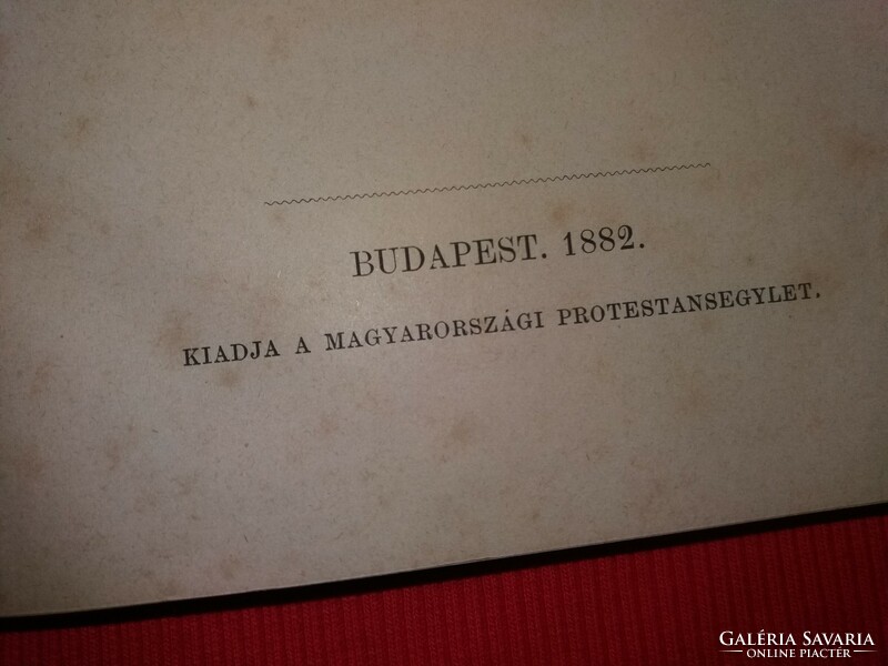 1882 .Haan Lajos :A magyarországi ágostai hitvallásu evangelikusok egyetemes gyűlései .. könyv