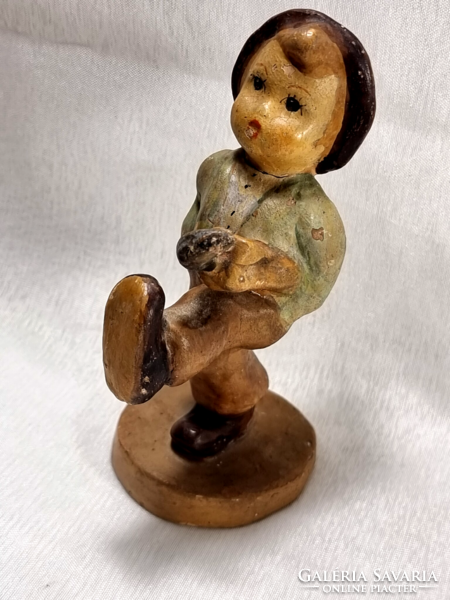 Painted ceramic figure / not a Hummel figure, but a reproduction, second half of xx.Szd.
