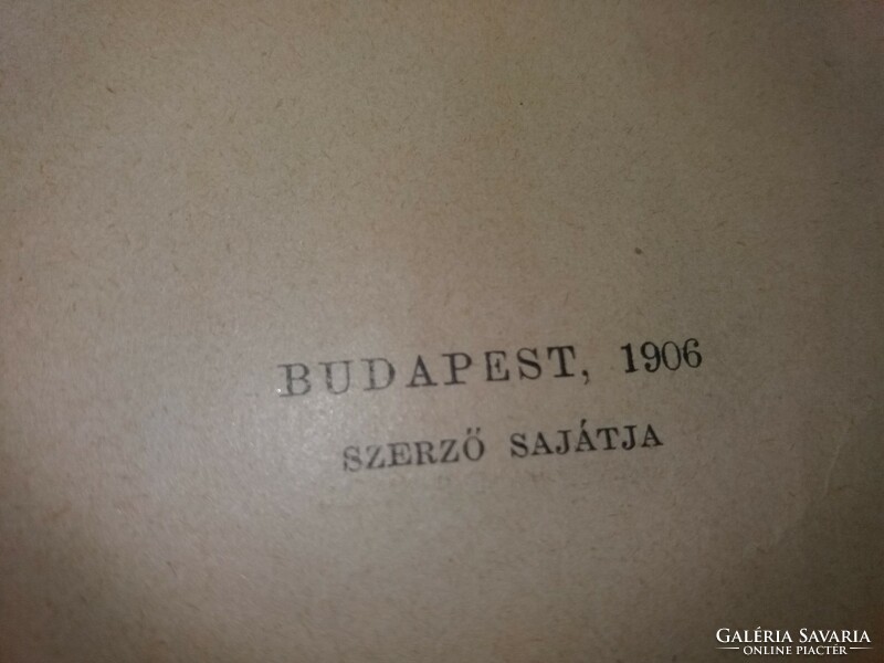 1906 .Molnár László. Jelmeztan. Színésziskolák használatára antik tankönyv saját kiadás