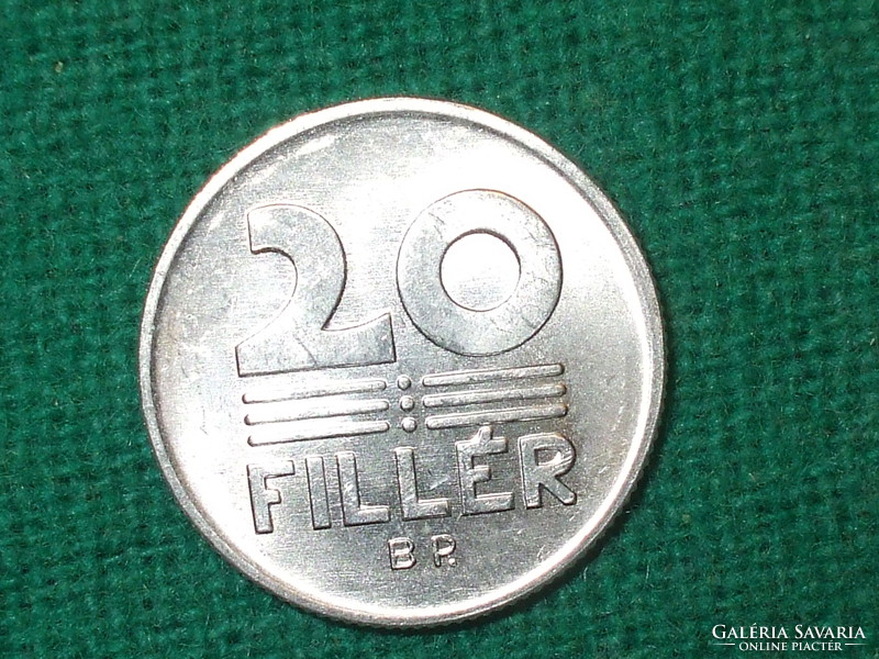 20 Filér 1989 ! It was not in circulation! Greenish!