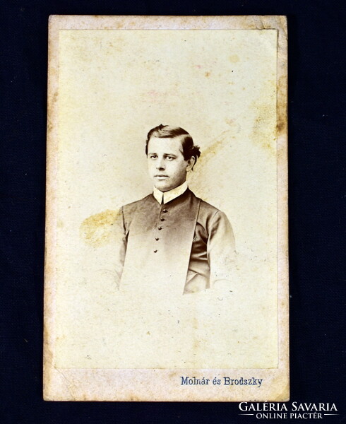 About 1870 Molnár and Brodszky antique photograph - photo