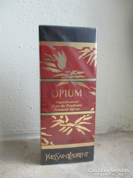 Vintage yves saint laurent opium eau de parüm 50 ml, unopened packaging