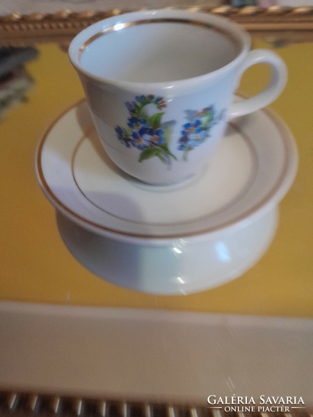 Forget-me-not cup with plate