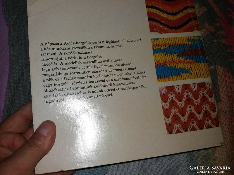 1985.Kovács Margit: Kötés-horgolás 1985 képek szerint Kossuth Könyvkiadó