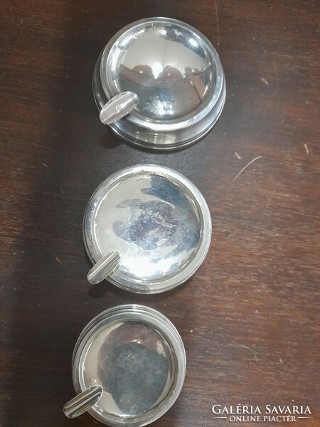 English silver single-rest ashtray, ashtray. 10.5 Cm. 147.2 Grams.