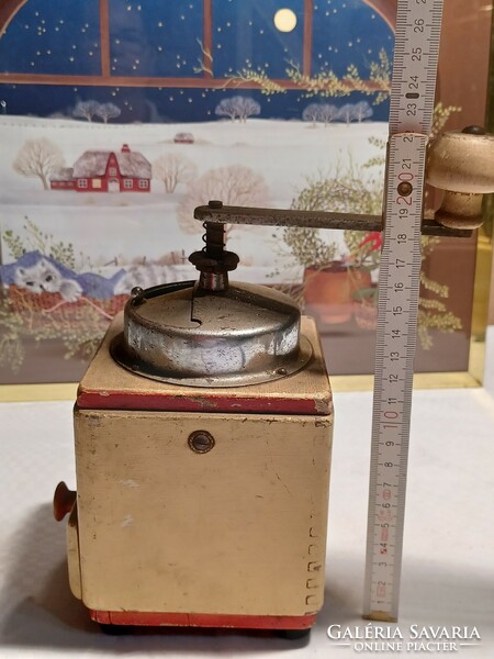 Old grinder with aero inscription