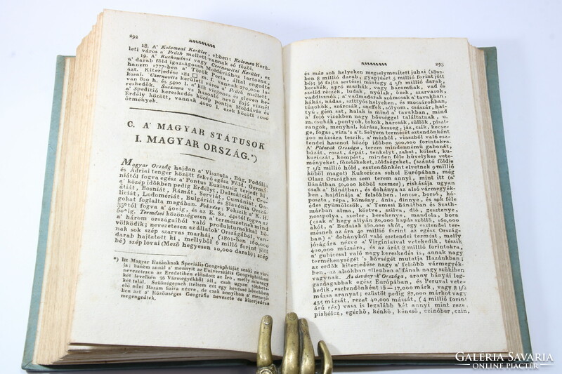 1817 István Czövek - ordinary or universalis geográphia i-ii rare complete copy!