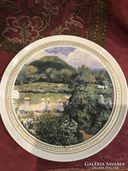 Galéria collection hóllóhaza károly ferenczi: summer day porcelain wall bowl 25 cm