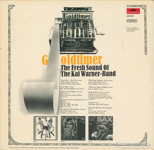 The kai-warner band - goldtimer (the fresh sound of the kai warner band) (lp)