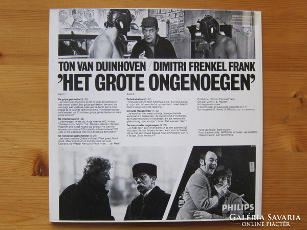 Ton Van Duinhoven, Dimitri Frenkel Frank - Het Grote Ongenoegen (LP, Album)