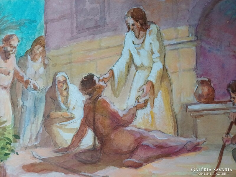 Przudzik József - Jézus vakot gyógyít