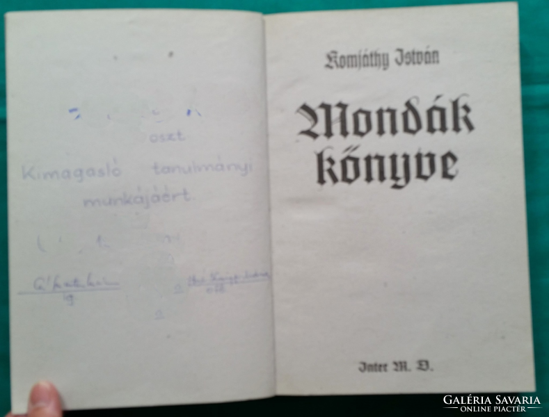 Komjáthy István: Mondák könyve - Történelem > Legendák, mondák