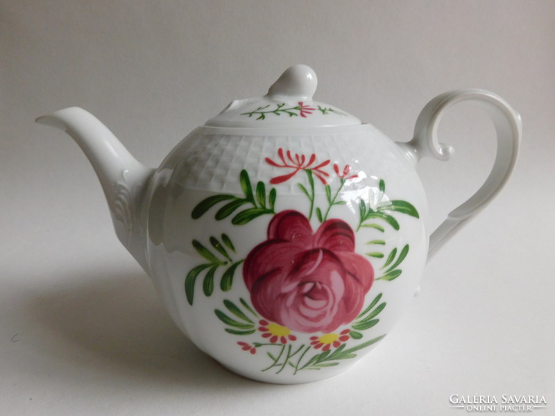 Hand-painted porcelain jug
