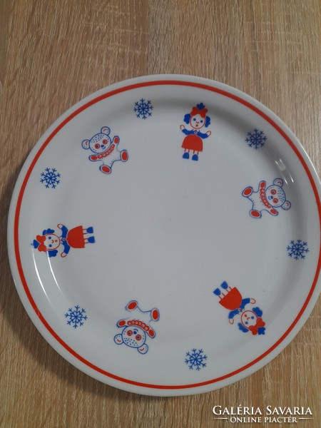 Zsolnay children's pattern flat plate