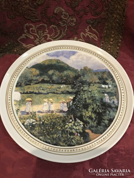 Galéria collection hóllóhaza károly ferenczi: summer day porcelain wall bowl 25 cm