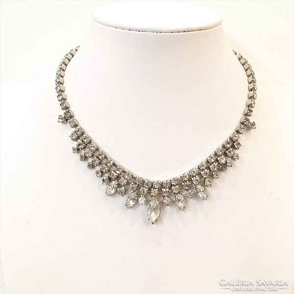 Weiss 1950's crystal necklace