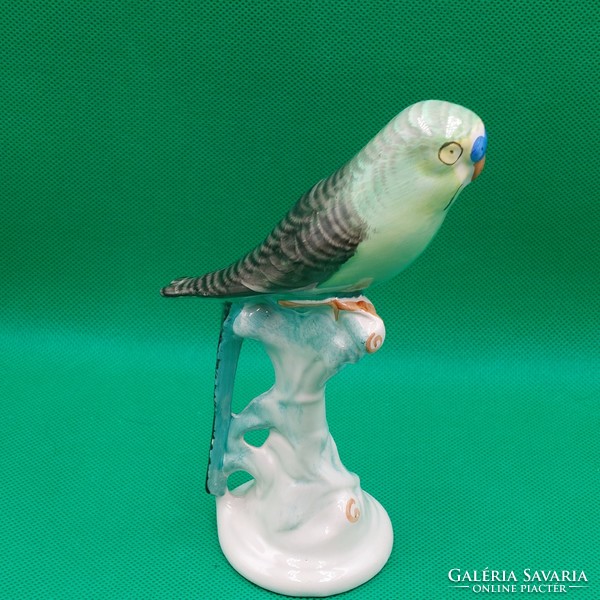 Craft ceramic parrot