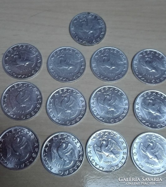 Old coins with year series