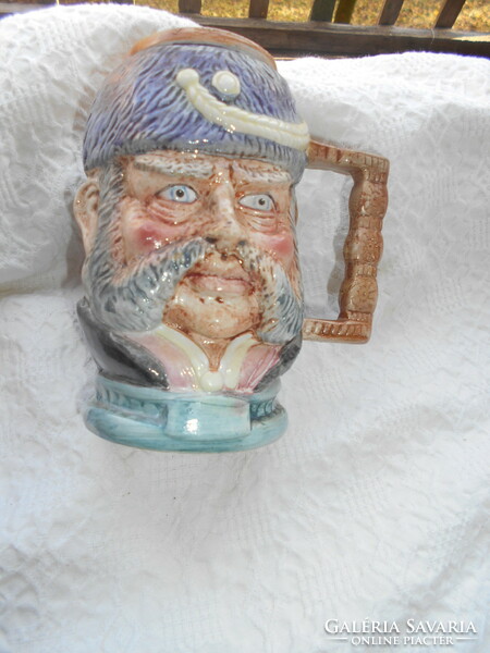 Hand-painted majolica jug - a bit scary, but an excellent gift
