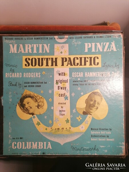 Gramofon lemez album 1949-ből, South Pacific
