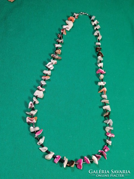 Colorful mother-of-pearl necklace(1027)