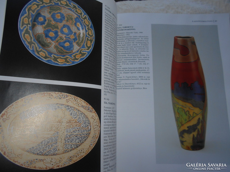 Art Nouveau ceramics Zsolnay - éva Cenkey