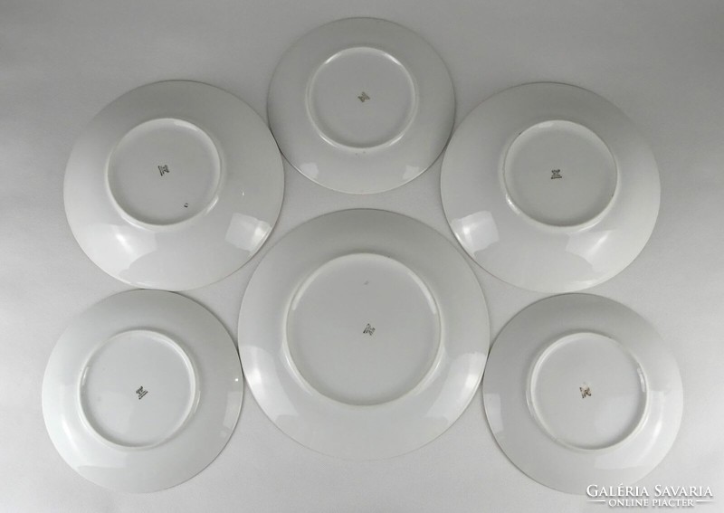 1P735 Régi EPIAG porcelán tányér készlet 6 darab