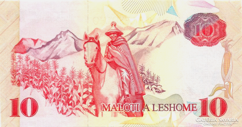 Lesotho 10 Maloti 1990 UNC
