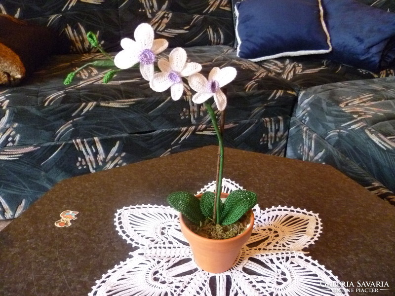 Horgolt Mini Orchidea