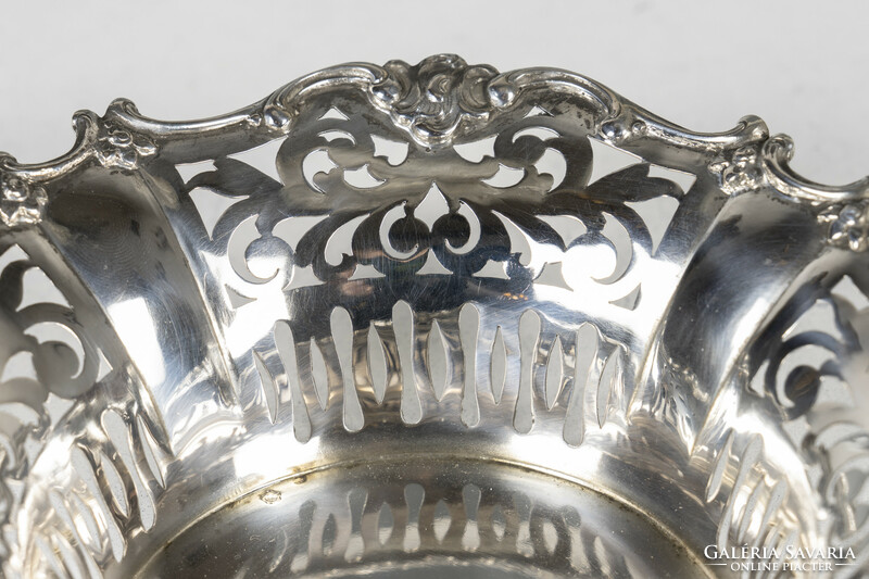 Silver openwork small bowl