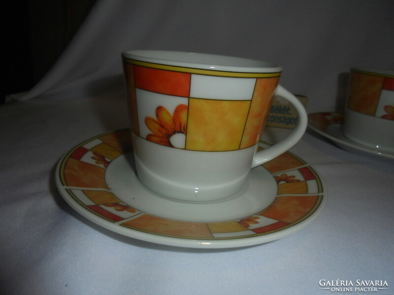 Vintage porcelain coffee set - six person - domestic
