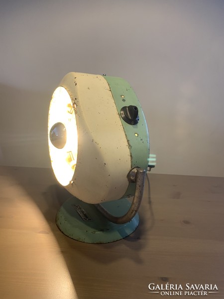 Sirocco radiator, lamp, table lamp rare
