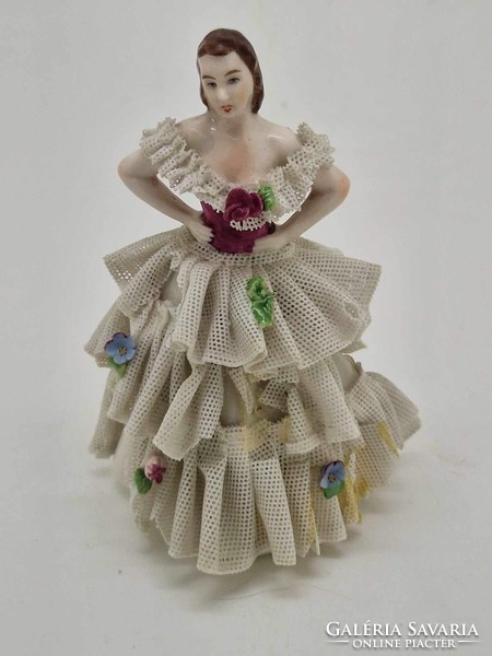 German Dresden lady in tulle dress 10.5cm