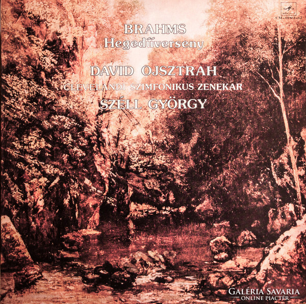 Brahms, David Ojsztrah, György Győl, Cleveland Symphony Orchestra - Violin Concerto (LP)